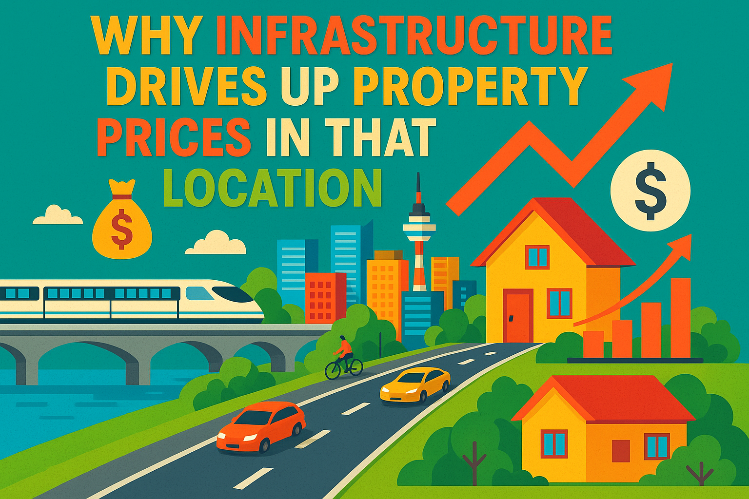 why does infrastructure drive up property prices in that loc | Investment Property Professionals Australia wide