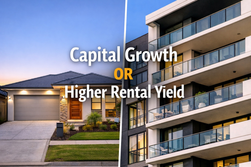 Capital Growth or High Rental Yield property